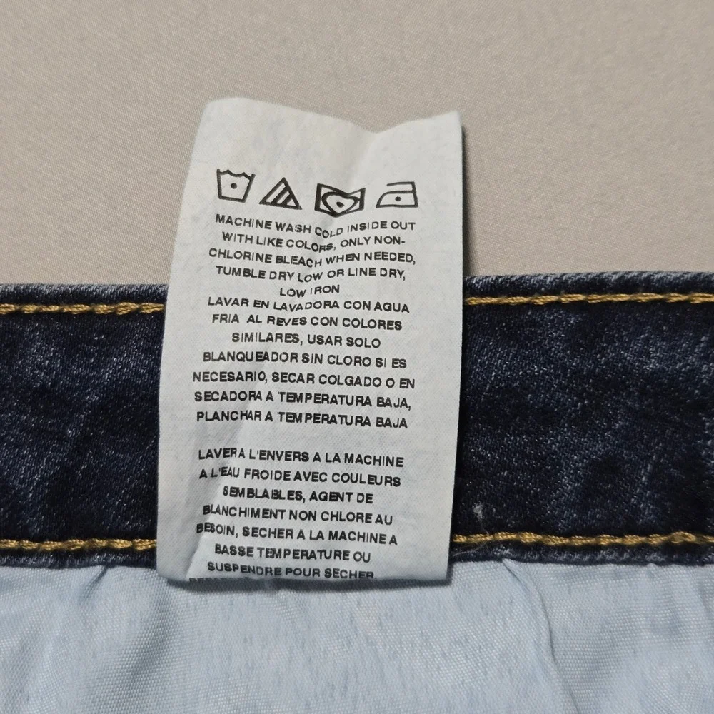 Lee Denim Shorts Women‎ 8M Dark Wash Stretch